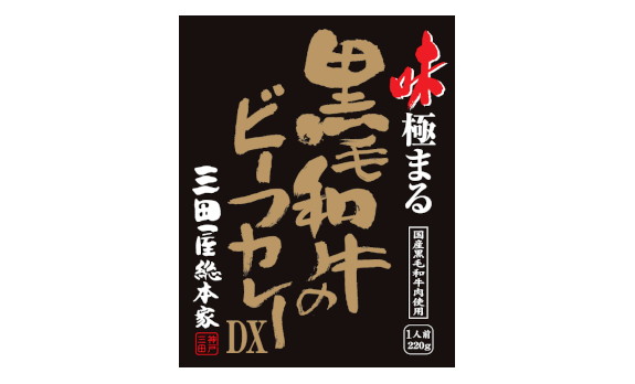 三田屋総本家黒毛和牛のビーフカレーDX